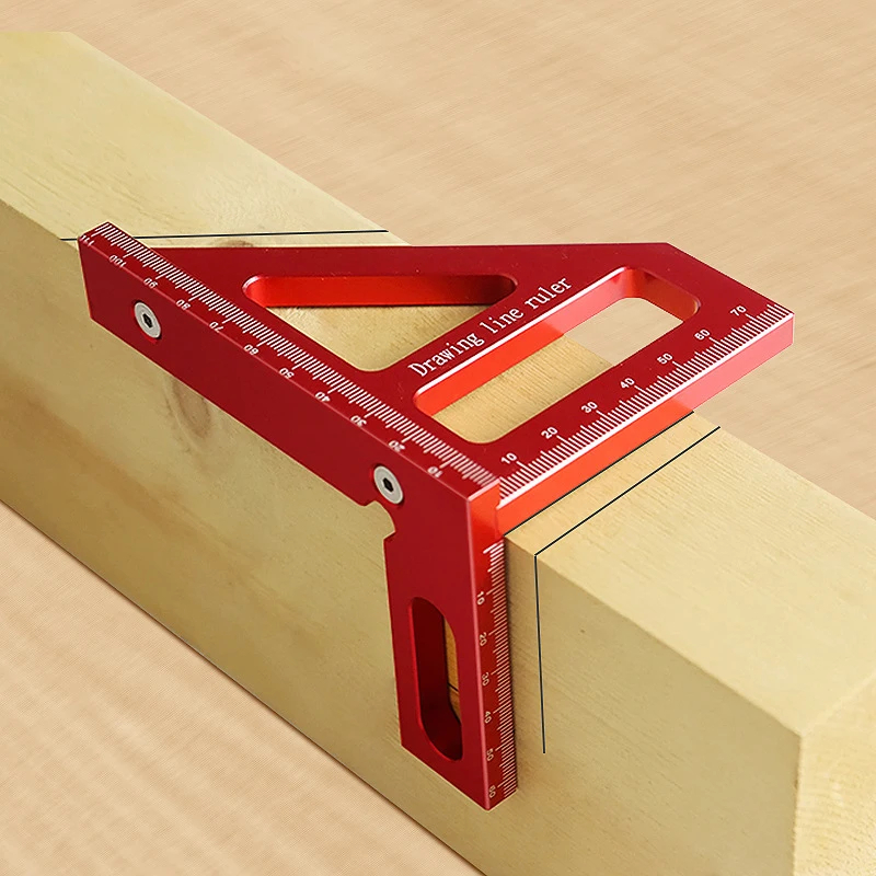 Woodworking For Engineers - Transferidor quadrado para carpintaria, régua triangular