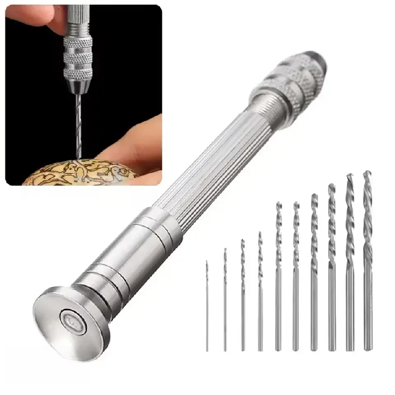 Woodworking Tools - Mini Furadeira Manual 0.8-3.0mm para Marcenaria,
