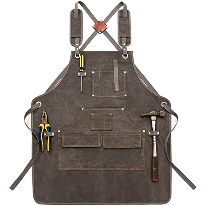 Woodworking Overalls - Avental de Lona Reforçado Simples com