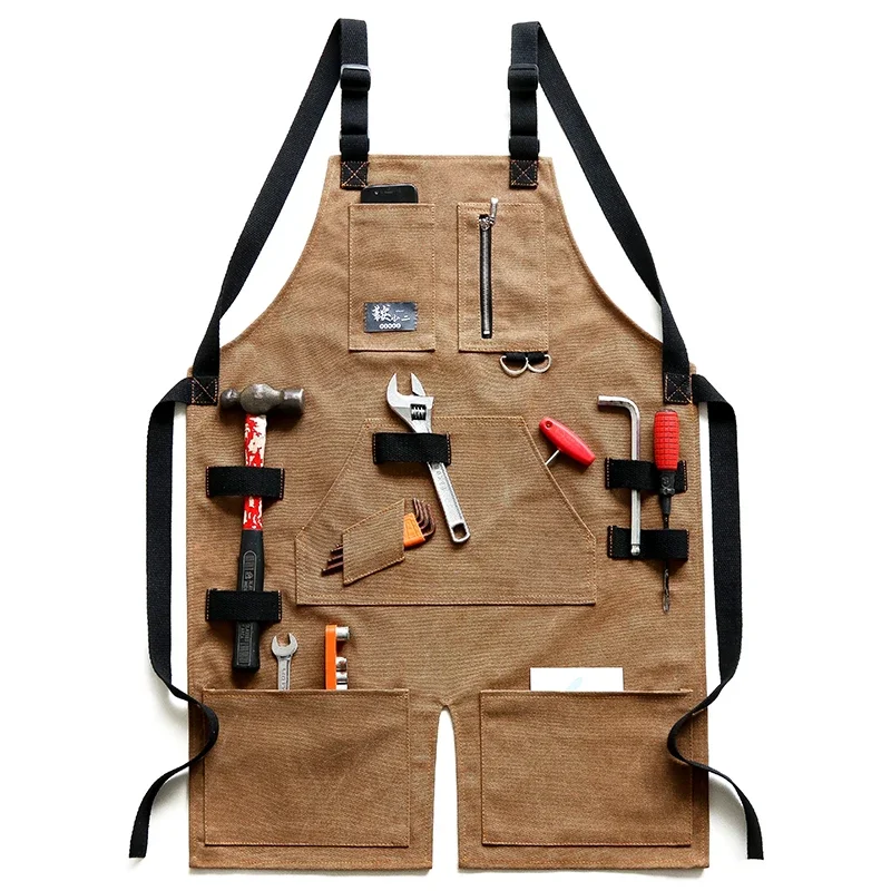 Woodworking Overalls - Macacão impermeável unissex de ganga espessa