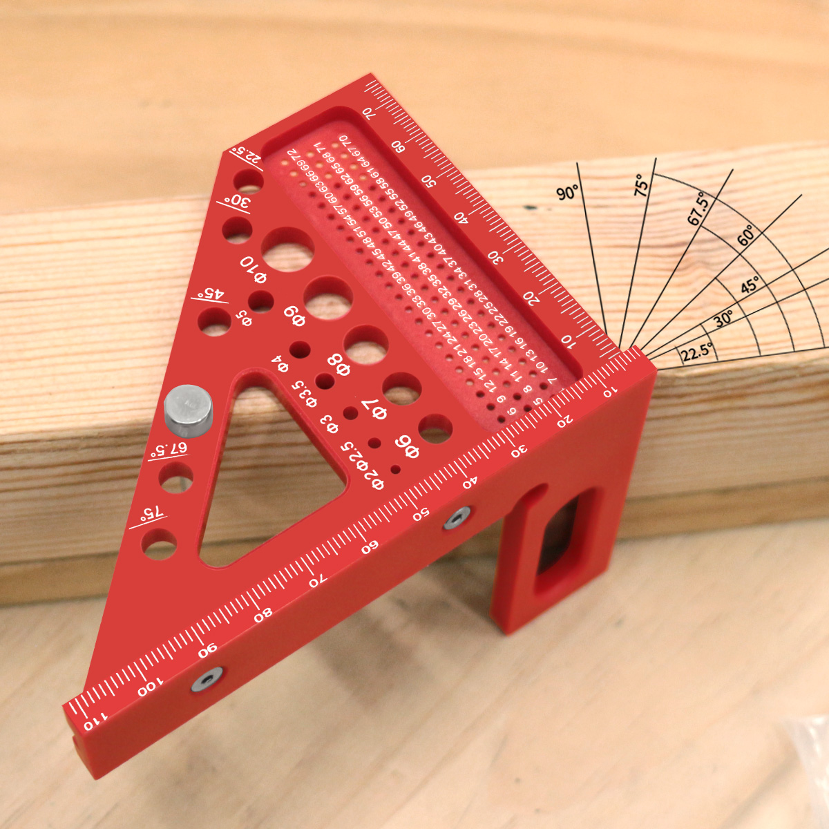 Régua de Medição 3D Multiângul - Woodworking For Engineers avaliação e preço