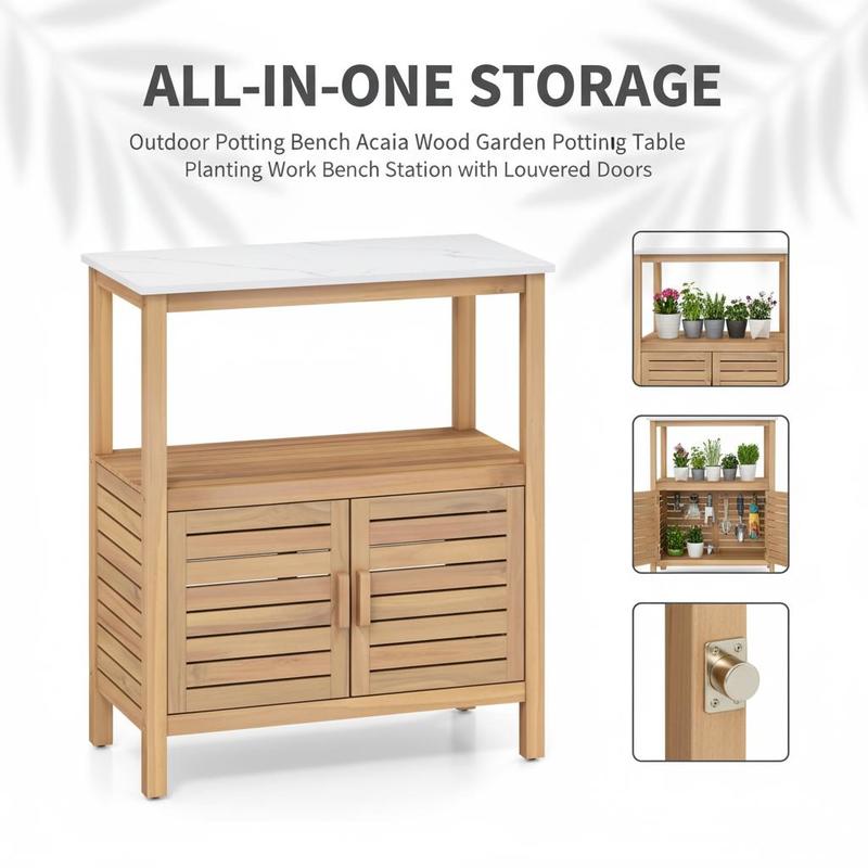 Bancada de Jardinagem Externa  - Woodworking Workbench avaliação e preço