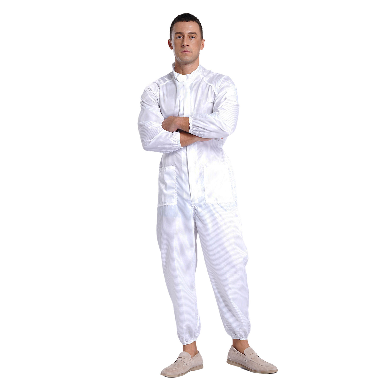 Macacão masculino à prova de p - Woodworking Overalls avaliação e preço