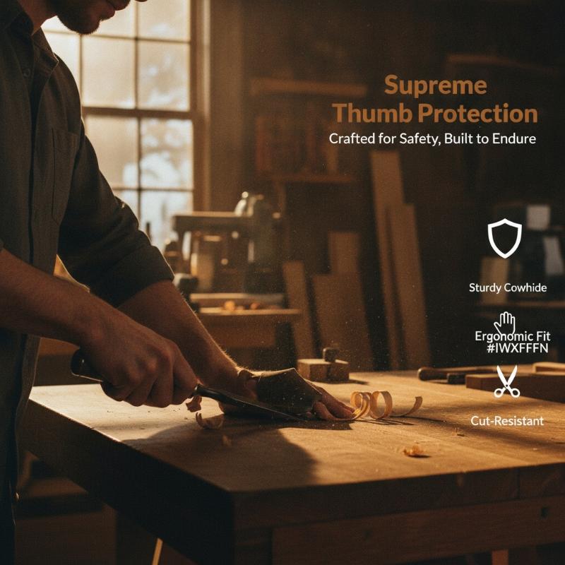 Protetor de Dedo em Couro Bovi - Woodworking Kitchen Projects avaliação e preço