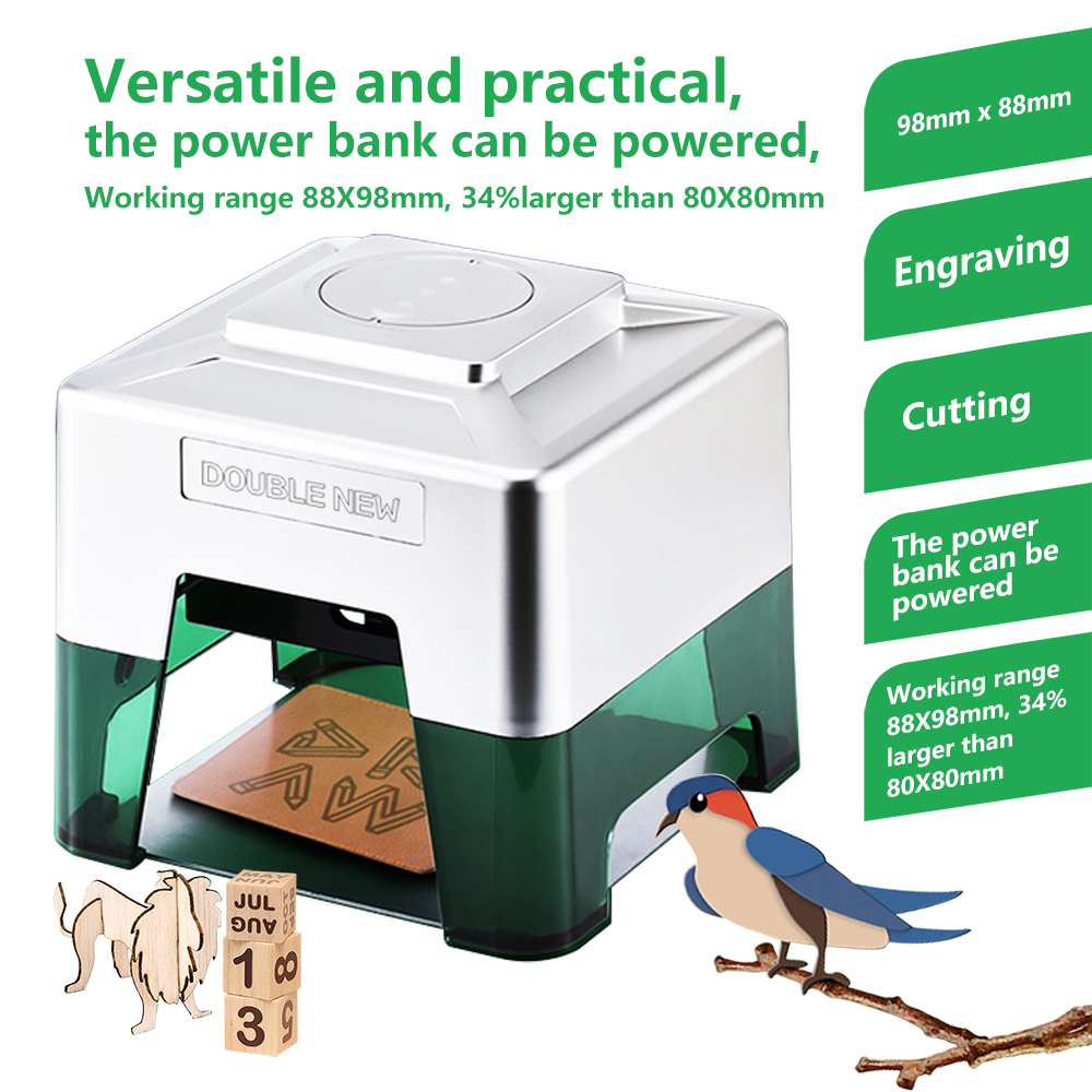 Mini Gravador a Laser 3W Portá - Woodworking Logos avaliação e preço