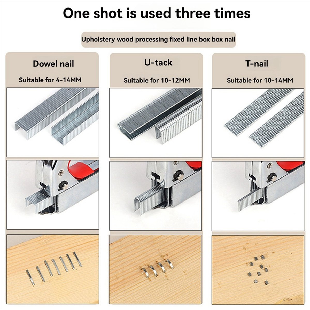 Grampeador Manual N82R Três em - Woodworking Tools avaliação e preço