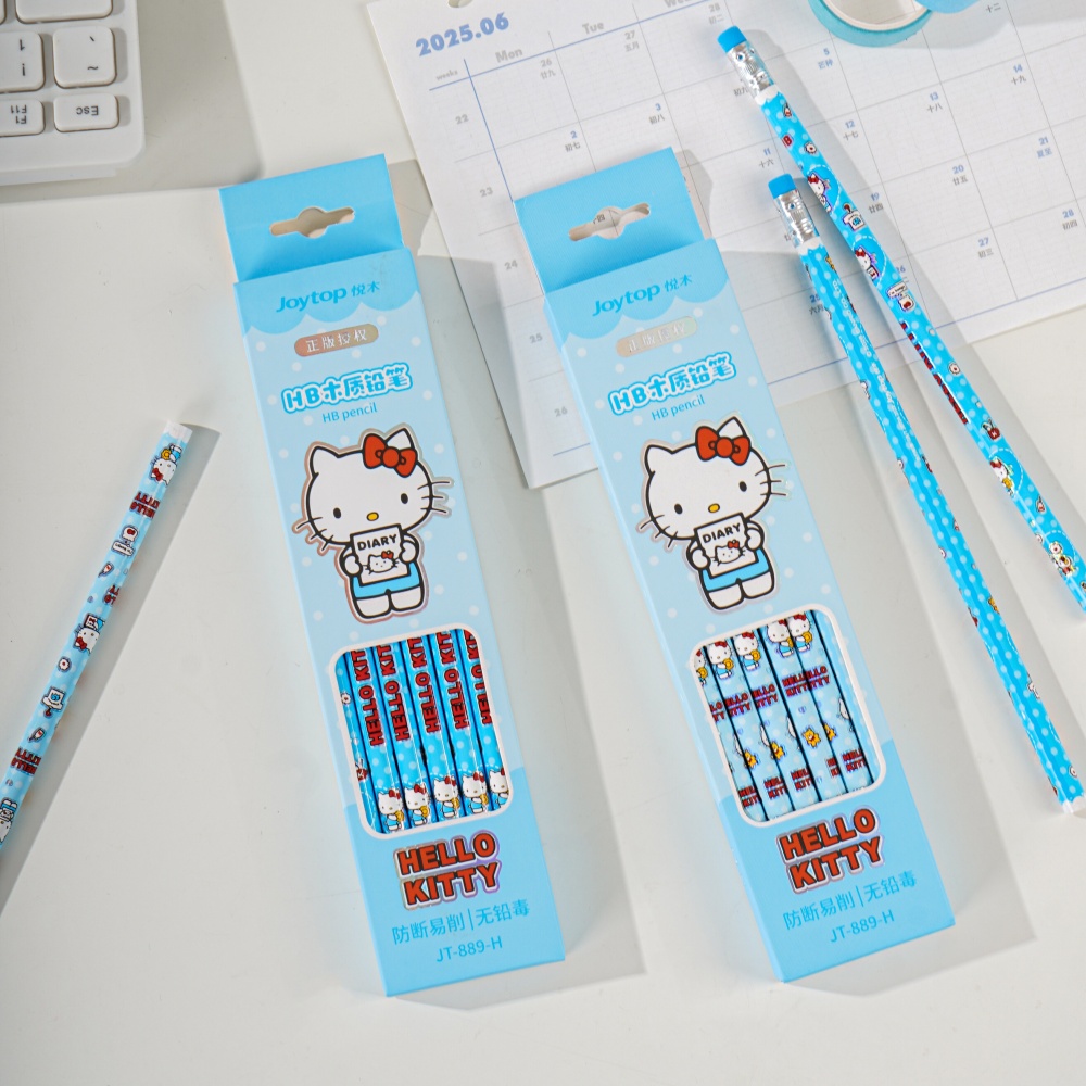 Conjunto de lápis sanrio hello - Woodworking Ideas avaliação e preço