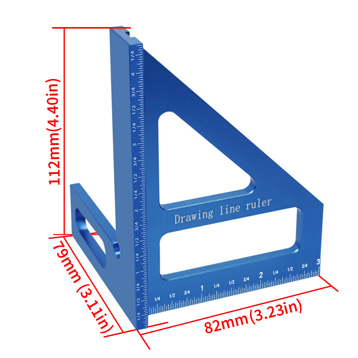 Régua triangular de esquadria  - Woodworking For Engineers avaliação e preço