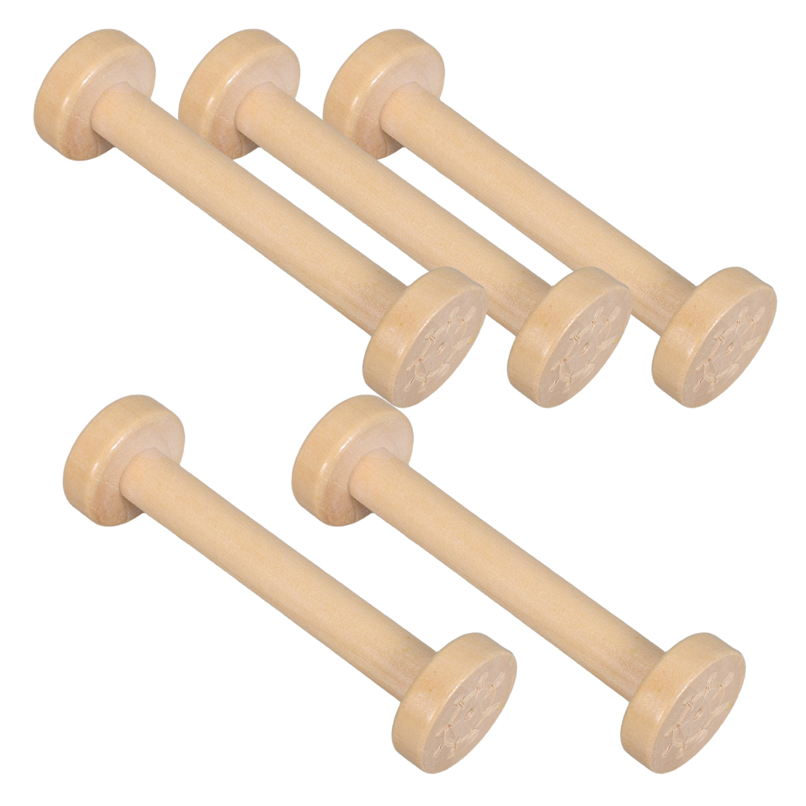 5 Peças de Bobinas de Madeira  - Woodworking Art avaliação e preço