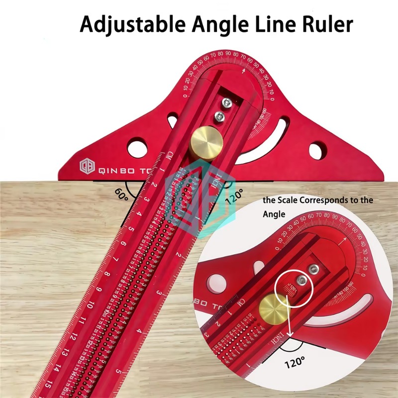 Régua de Ângulo Ajustável de L - Woodworking Tools avaliação e preço