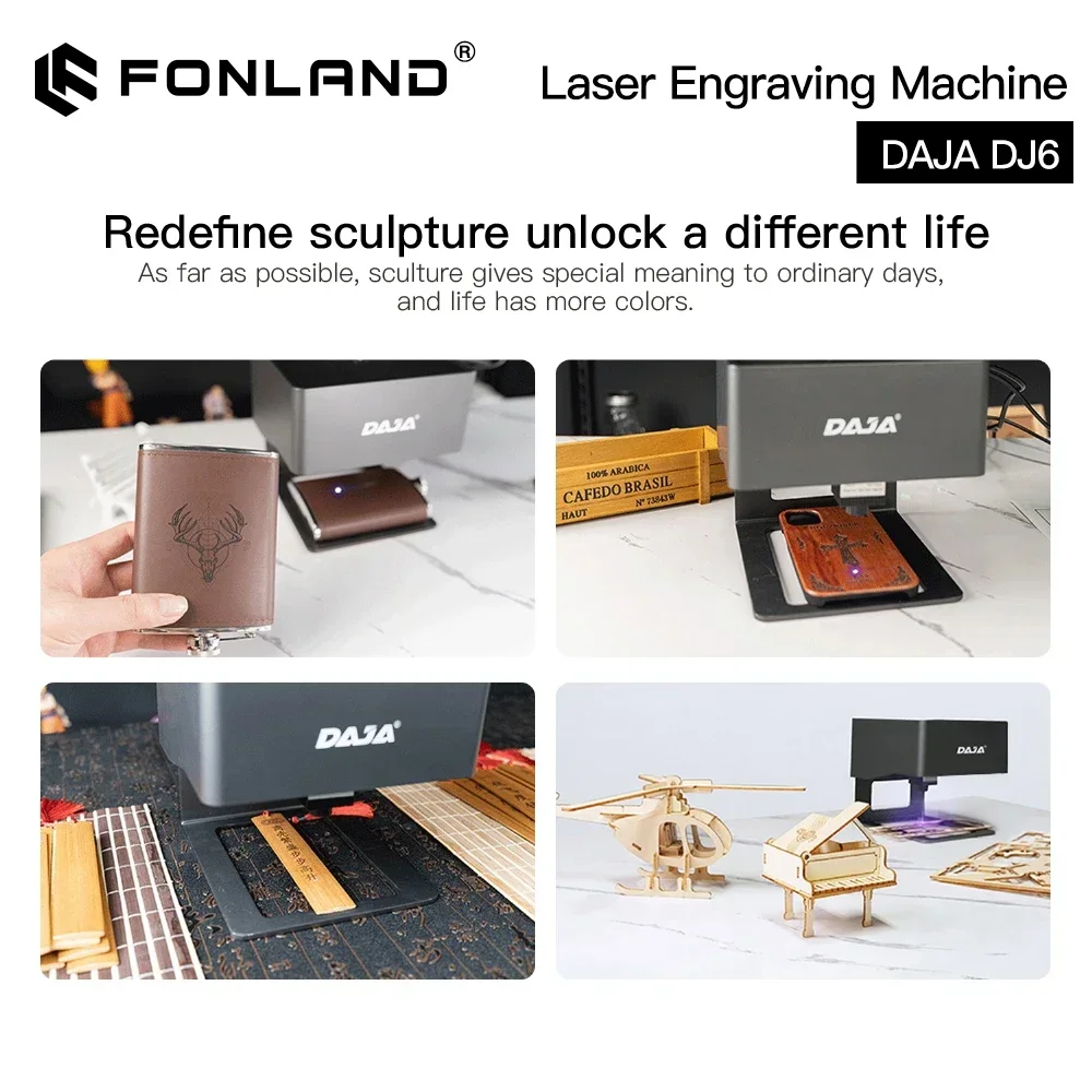 DAJA-Máquina de Gravação a Las - Woodworking Veneer Cutter avaliação e preço