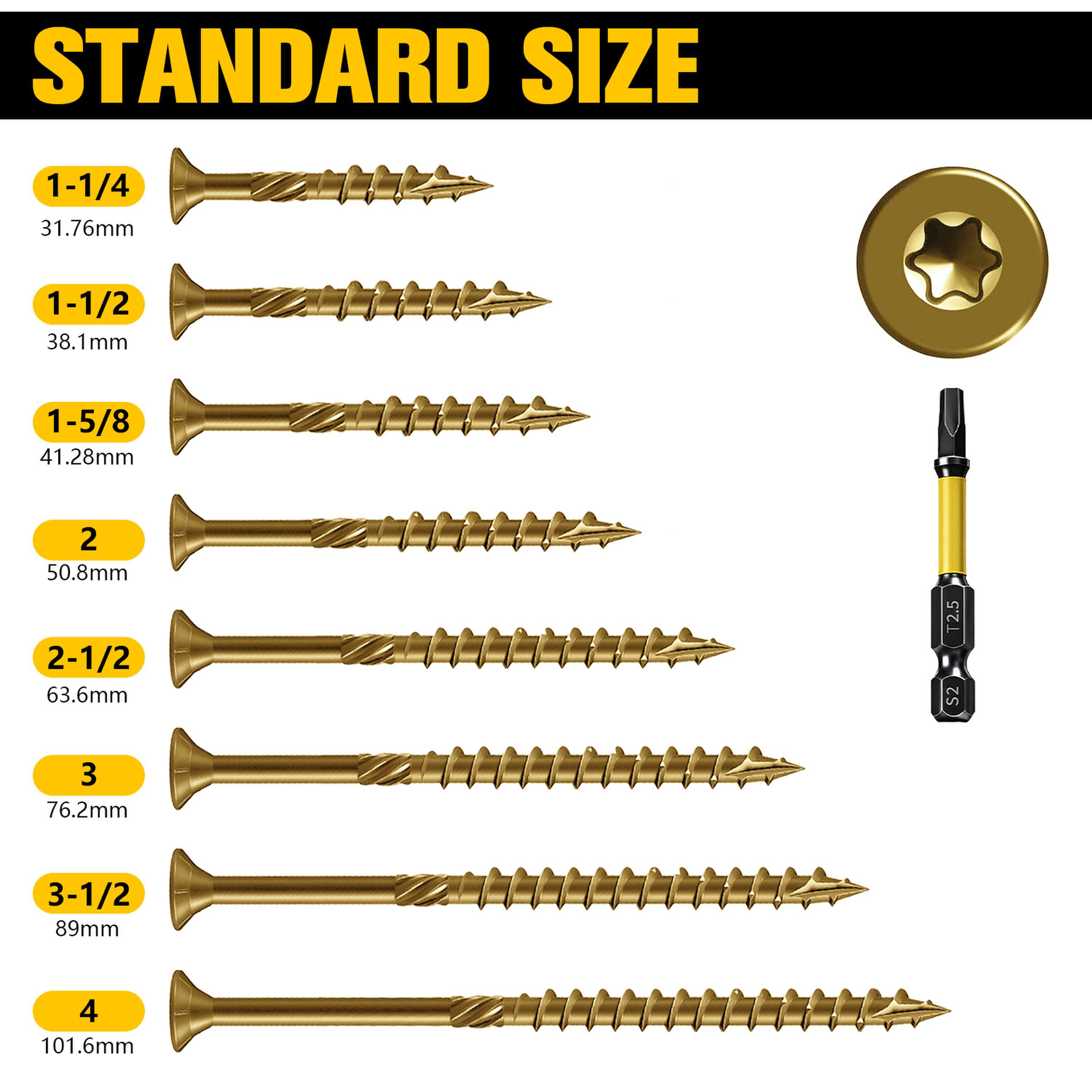 VKKM 70 Peças # Parafusos Torx - Lumber Woodworking avaliação e preço