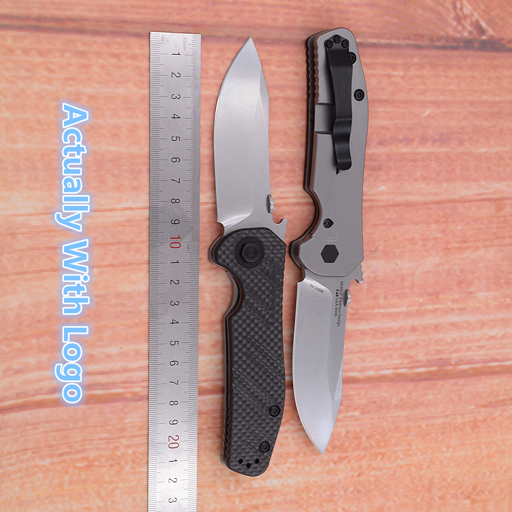 Faca EDC Emerson Style 0630CF  - Woodworking Logos avaliação e preço