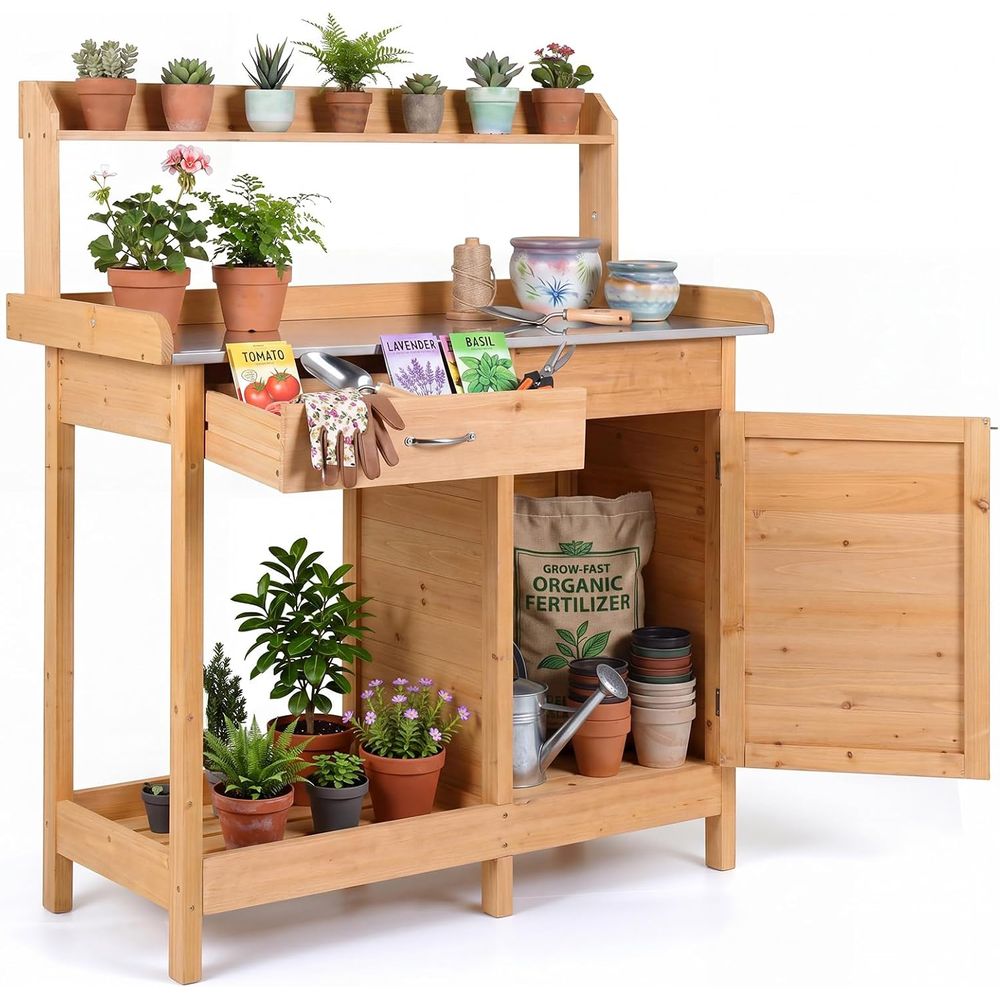 Mesa de Jardinagem Externa de  - Woodworking Workbench avaliação e preço